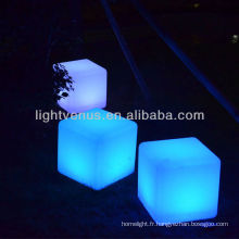 40cm cube de lumière led / led cube de changement de couleur